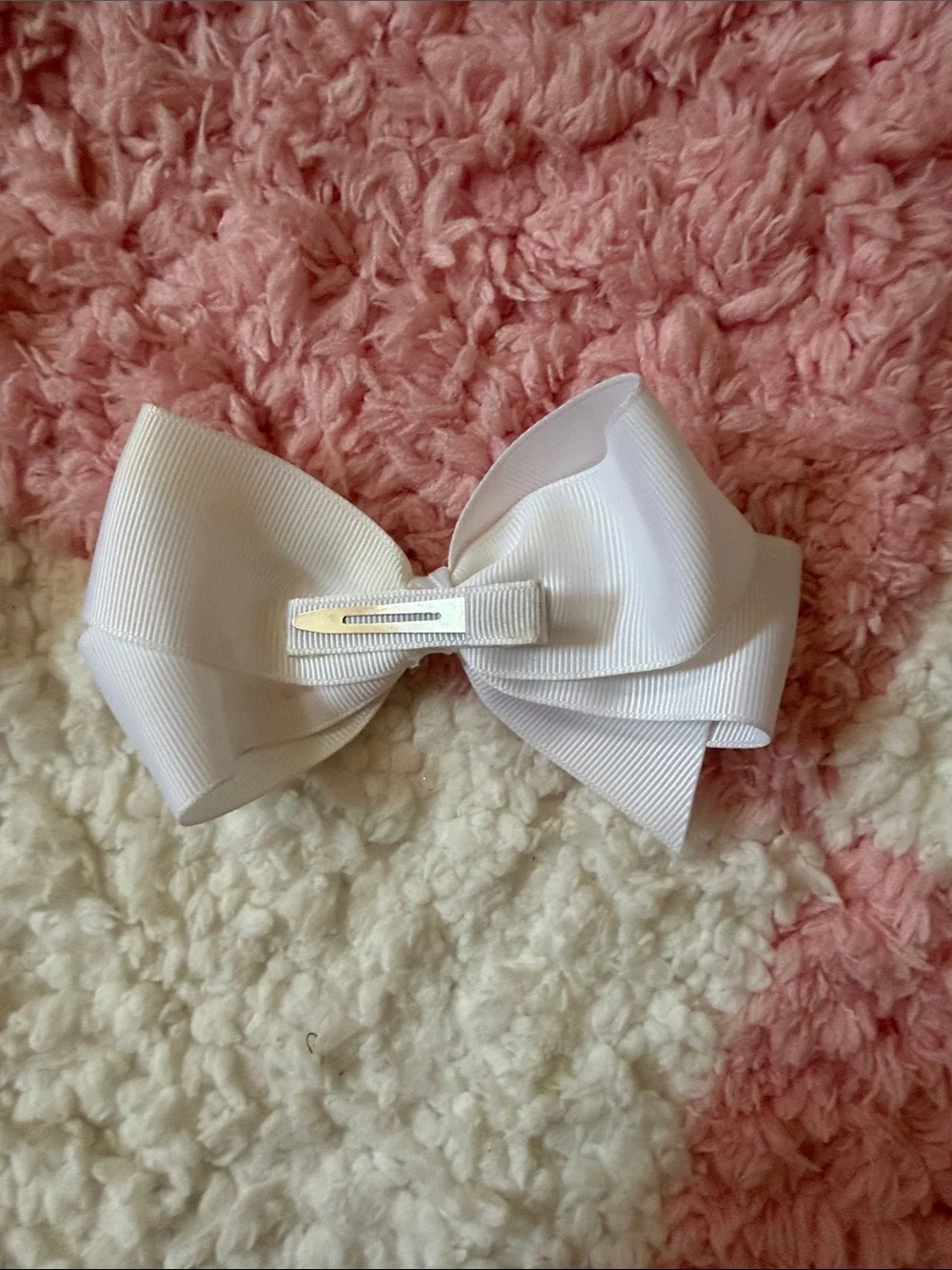 Girls Grosgrain Hair Bow Clip Set - Multi Color